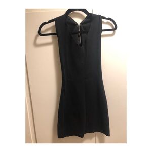Black mini dress (v neck)